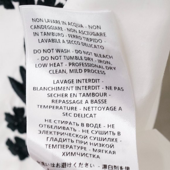 Alexander McQueen Mens Floral Embroidered White Button-Up - Picture 14 of 14